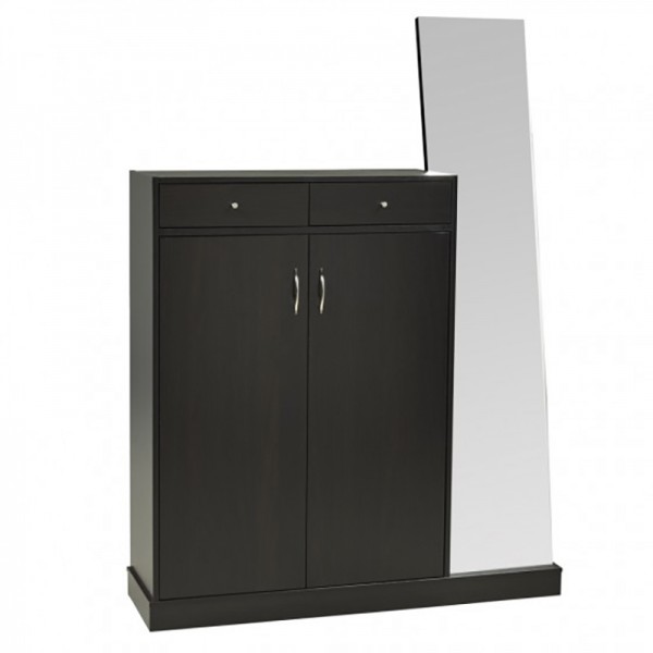 SHOE CABINET W/ MIRROR